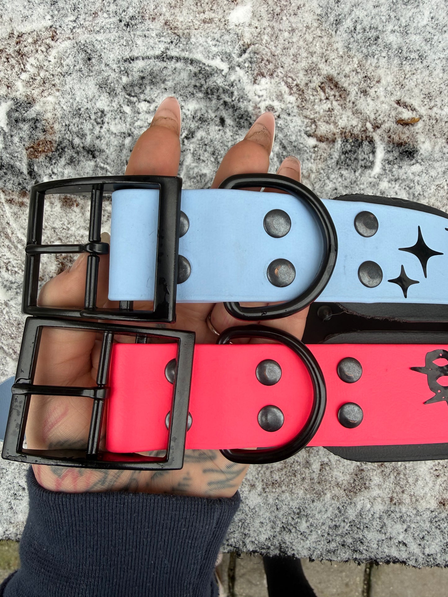 Double layered collar 50 mm/2 inch wide