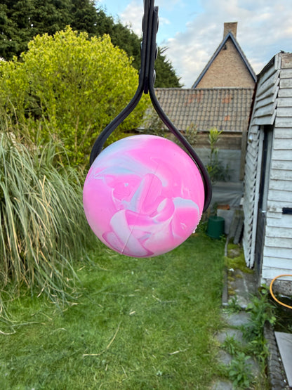 Pre-made 8 cm ball tug biothane handle