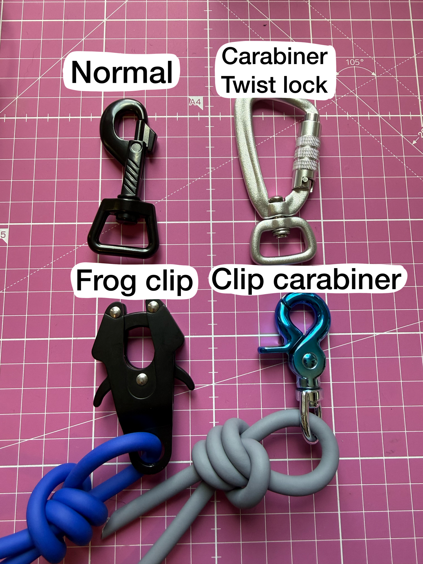Custom leash 19 mm 3/4th inch wide
