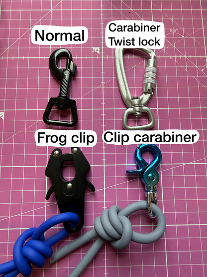 Custom leash 19 mm 3/4th inch wide