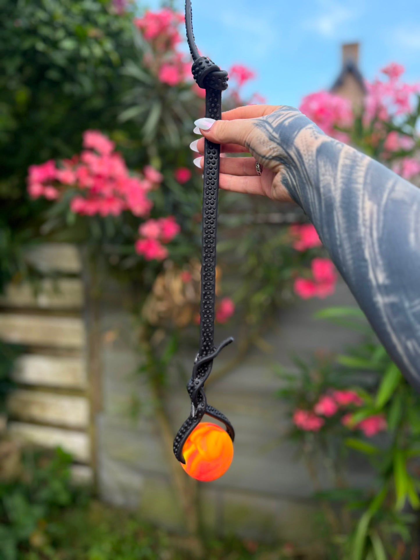 Pre-made ball tug 6 cm supergrip braided