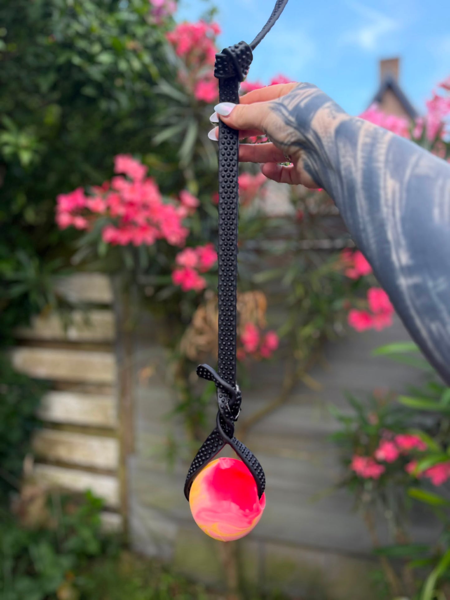 Pre-made ball tug 8 cm supergrip braided